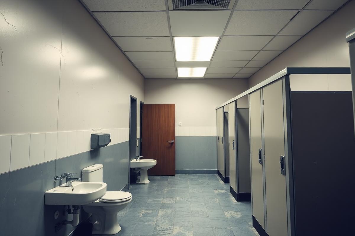 Corporate Washroom Refresh — before